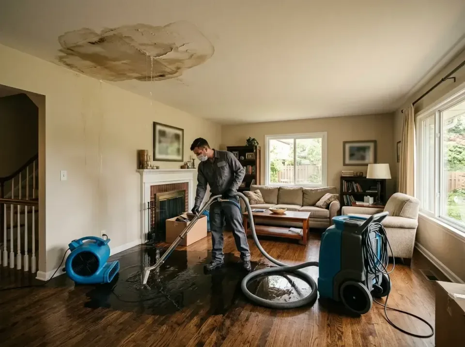 attic-pipe-burst-ceiling-drip-008 — frequently asked questions, Water Damage Restoration & Carpet Care in Fairview, NY